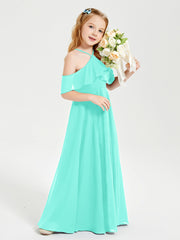 Off-the-Shoulder Long Dresses for Junior Bridesmaids Spa