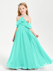 Off-the-Shoulder Long Dresses for Junior Bridesmaids Spa