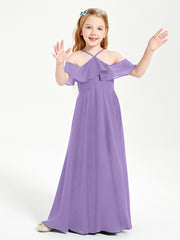 Off-the-Shoulder Long Dresses for Junior Bridesmaids Tahiti