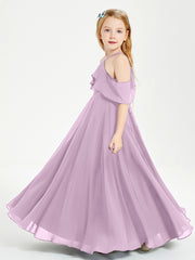 Off-the-Shoulder Long Dresses for Junior Bridesmaids Wisteria