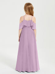 Off-the-Shoulder Long Dresses for Junior Bridesmaids Wisteria
