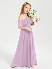 Off-the-Shoulder Long Dresses for Junior Bridesmaids Wisteria