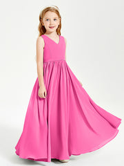 Chic Elegant Sleeveless Dresses for Junior Bridesmaids Azalea