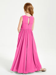Chic Elegant Sleeveless Dresses for Junior Bridesmaids Azalea