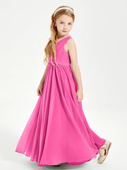 Chic Elegant Sleeveless Dresses for Junior Bridesmaids Azalea