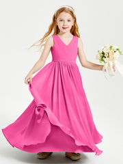 Chic Elegant Sleeveless Dresses for Junior Bridesmaids Azalea