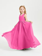 Chic Elegant Sleeveless Dresses for Junior Bridesmaids Azalea