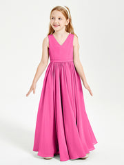 Chic Elegant Sleeveless Dresses for Junior Bridesmaids Azalea
