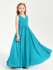Chic Elegant Sleeveless Dresses for Junior Bridesmaids Jade