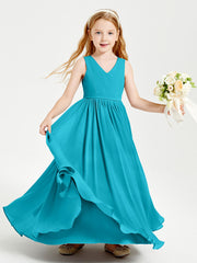 Chic Elegant Sleeveless Dresses for Junior Bridesmaids Jade