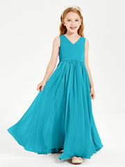 Chic Elegant Sleeveless Dresses for Junior Bridesmaids Jade