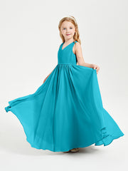 Chic Elegant Sleeveless Dresses for Junior Bridesmaids Jade
