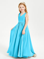 Chic Elegant Sleeveless Dresses for Junior Bridesmaids Pool