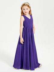 Chic Elegant Sleeveless Dresses for Junior Bridesmaids Regency