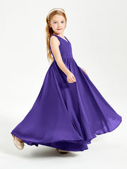 Chic Elegant Sleeveless Dresses for Junior Bridesmaids Regency