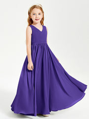 Chic Elegant Sleeveless Dresses for Junior Bridesmaids Regency