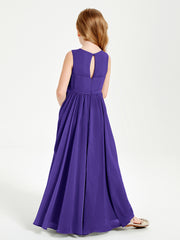 Chic Elegant Sleeveless Dresses for Junior Bridesmaids Regency