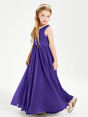 Chic Elegant Sleeveless Dresses for Junior Bridesmaids Regency