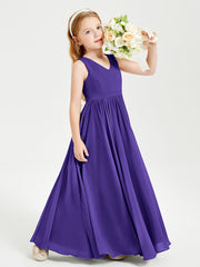 Chic Elegant Sleeveless Dresses for Junior Bridesmaids Regency