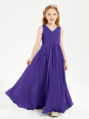 Chic Elegant Sleeveless Dresses for Junior Bridesmaids Regency