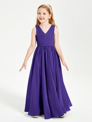 Chic Elegant Sleeveless Dresses for Junior Bridesmaids Regency