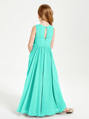 Chic Elegant Sleeveless Dresses for Junior Bridesmaids Spa