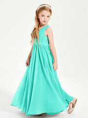 Chic Elegant Sleeveless Dresses for Junior Bridesmaids Spa