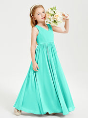Chic Elegant Sleeveless Dresses for Junior Bridesmaids Spa