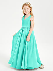 Chic Elegant Sleeveless Dresses for Junior Bridesmaids Spa