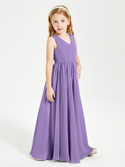 Chic Elegant Sleeveless Dresses for Junior Bridesmaids Tahiti