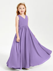 Chic Elegant Sleeveless Dresses for Junior Bridesmaids Tahiti