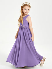Chic Elegant Sleeveless Dresses for Junior Bridesmaids Tahiti