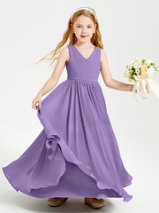 Chic Elegant Sleeveless Dresses for Junior Bridesmaids Tahiti