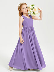 Chic Elegant Sleeveless Dresses for Junior Bridesmaids Tahiti