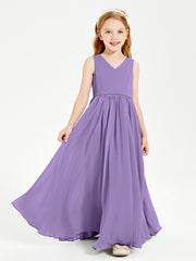 Chic Elegant Sleeveless Dresses for Junior Bridesmaids Tahiti