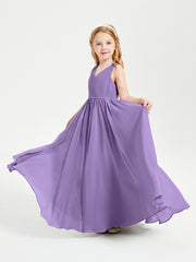 Chic Elegant Sleeveless Dresses for Junior Bridesmaids Tahiti