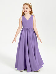 Chic Elegant Sleeveless Dresses for Junior Bridesmaids Tahiti