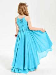 Asymmetrical Chiffon Junior Bridesmaid Dresses Pool