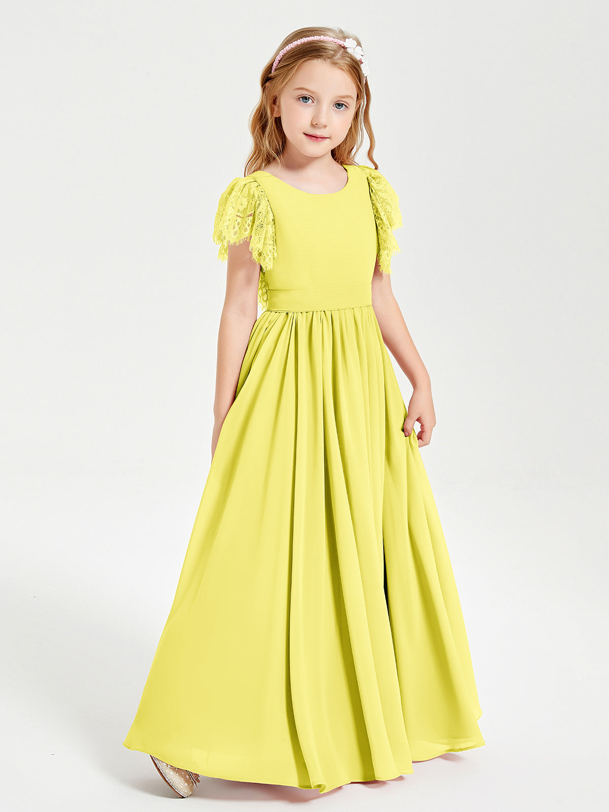 Children's lemon hotsell bridesmaid dresses