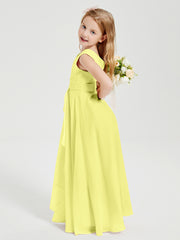 Boho Long Chiffon Bridesmaid Gown Daffodil