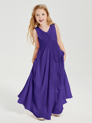 Boho Long Chiffon Bridesmaid Gown Regency