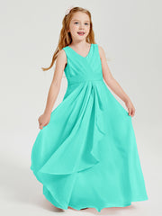 Boho Long Chiffon Bridesmaid Gown Spa