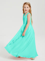 Boho Long Chiffon Bridesmaid Gown Spa