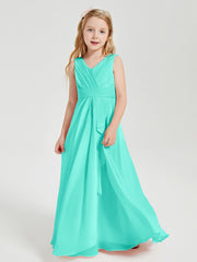 Boho Long Chiffon Bridesmaid Gown Spa