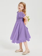 Chiffon Tea Length Junior Bridesmaid Dresses Tahiti
