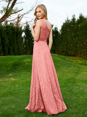 One Shoulder Sleeveless Lace Dress With Sash Sunset Plus Size