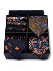 6 Piece Tie Pocket Square Set Series 2