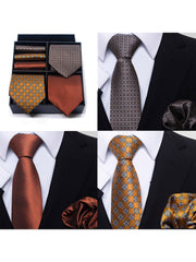 6 Piece Tie Pocket Square Set Series 2