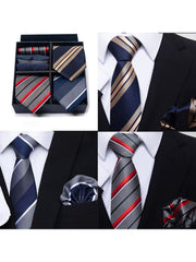 6 Piece Tie Pocket Square Set Series 2