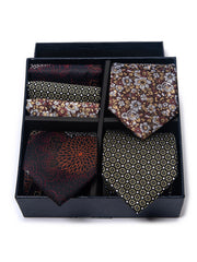6 Piece Tie Pocket Square Set Series 2